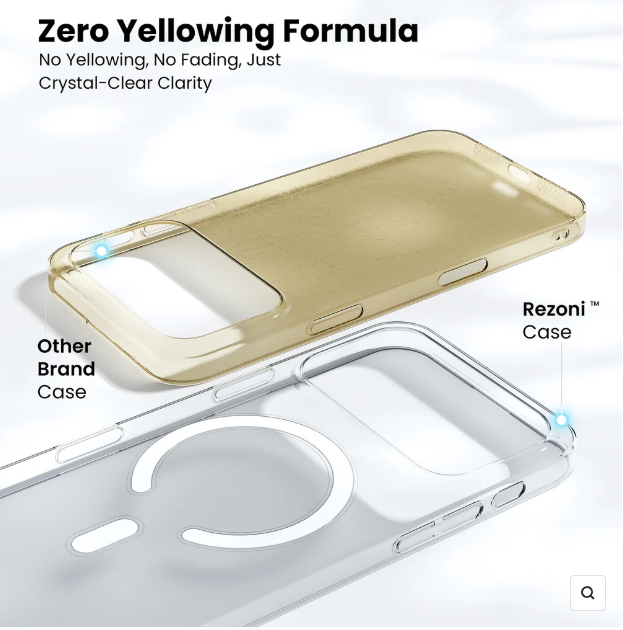 Anti-Yellow Magsafe Clear Case